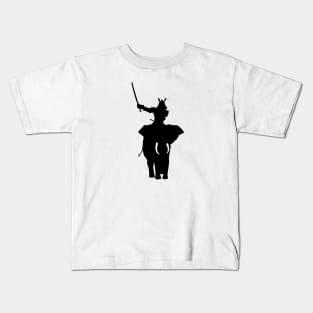 Samurai Elephant Cavalry Kids T-Shirt